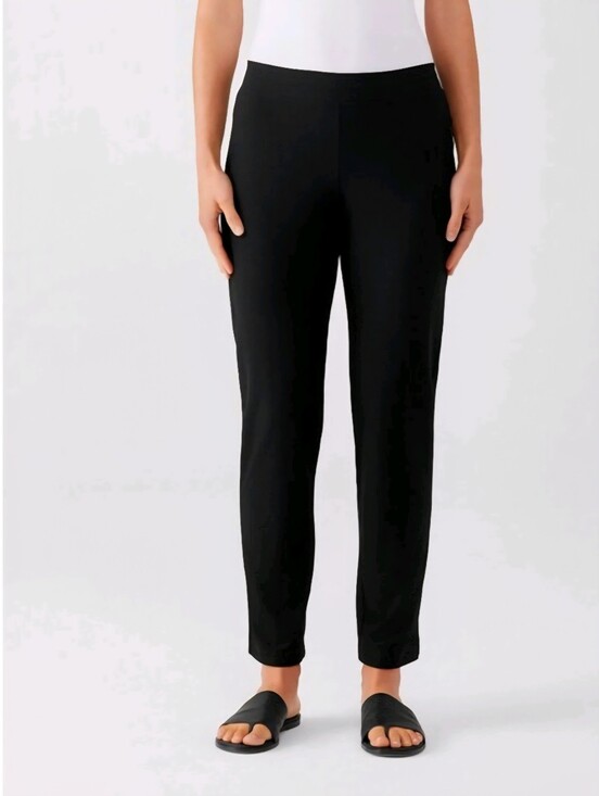 Eileen Fisher Pants - Eileen Fisher Black Travel Pants Sz Petite Small. Quiet Luxury Coastal Grandma